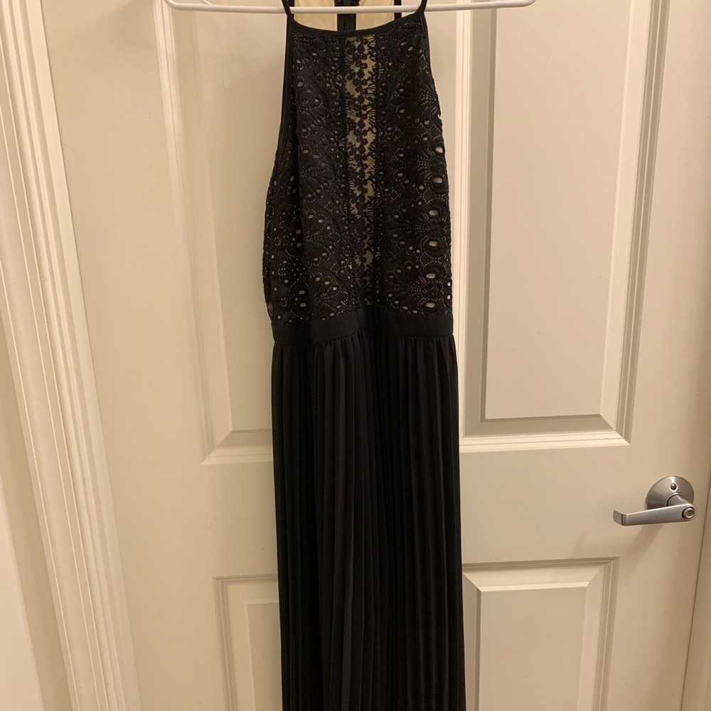 Black Lace Gown